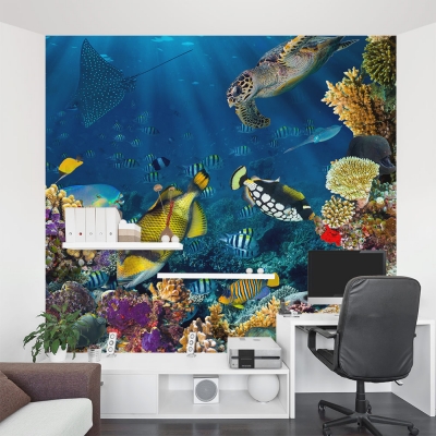 Under the Sea Wall Mural