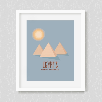 Great Pyramids Art Print