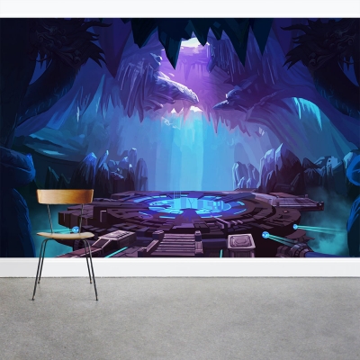 Beam me up Wall Mural