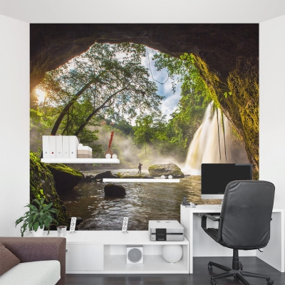 Waterfall Cave Wall Mural