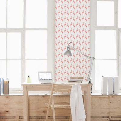 flamingo Removable Wallpaper Tiles