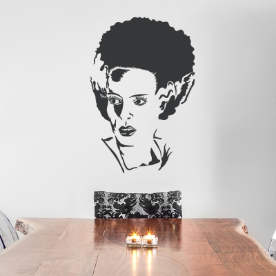 Frankenstein's Bride Wall Decal