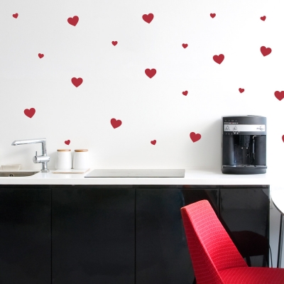 Love Hearts Wall Decal