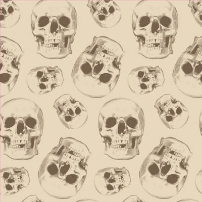 Skull Removable Wallpaper Tiles