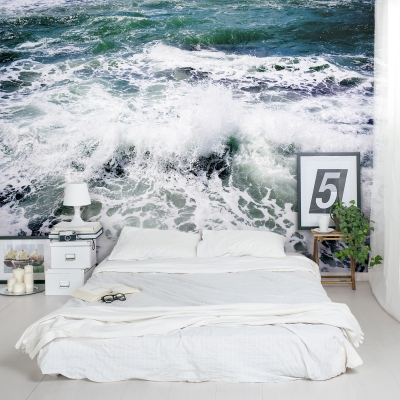 White Splash Wall Mural