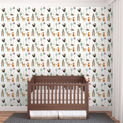 Woodland Removable Wallpaper Tiles