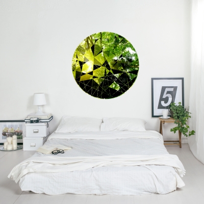 FOREST - Circle Geometric Abstract Printed Wall Decal