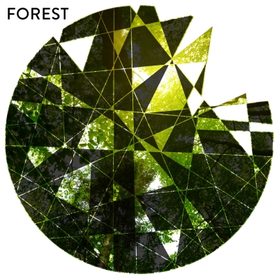 FOREST - Geometric Cutout Printed Wall Decal