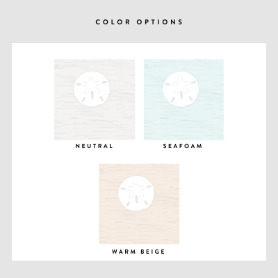 Sand Dollar Removable Wallpaper Colors