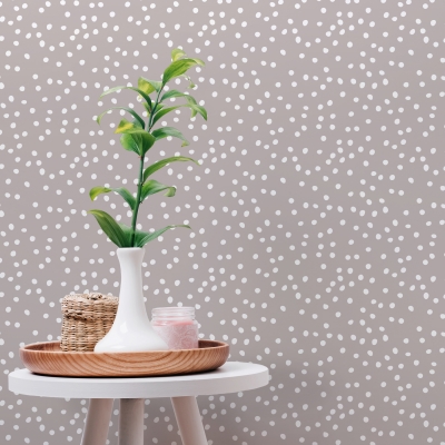 Snow Dots Removable Wallpaper Tiles