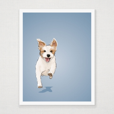 Jack Russell Terrier Wall Art Print
