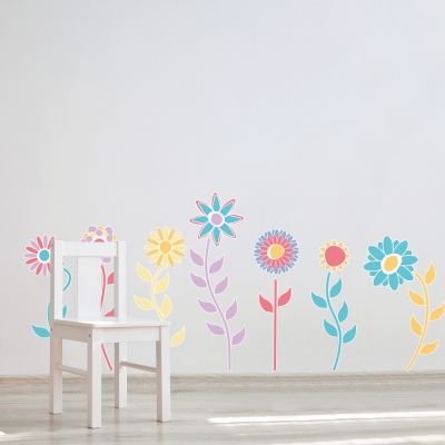 Spring Flowers - Printed Wall Decals