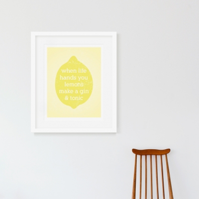 When Life Hands You Lemons - Art Print