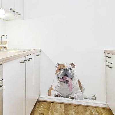 English Bulldog Wall Decal