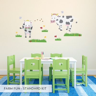 Farm Fun Printed Wall Decals