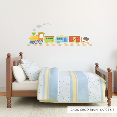 Choochoo Train Fun Printed Wall Decals Large