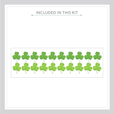 Shamrock Printed Wall Decal Kit