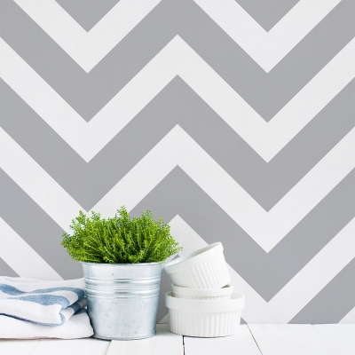 Chevron Stripes Removable Wallpaper Tile