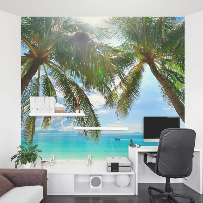 Tropical Beach mural