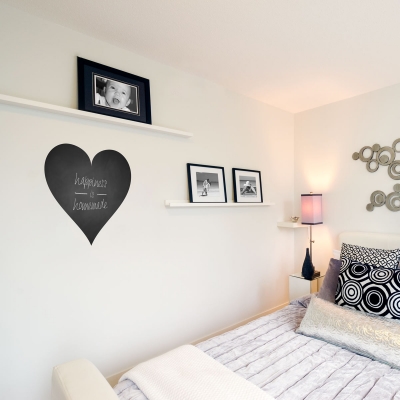 Large Heart Chalkboard Wall Decal