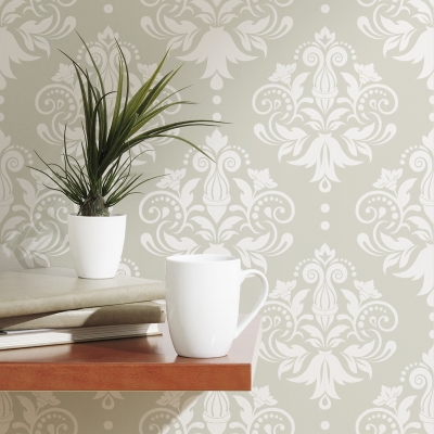 Damask Removable Wallpaper Tile