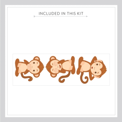 Three Monkeys Kit