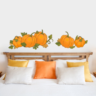 Autumn Pumpkins Printed Decal