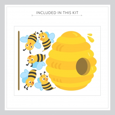 Honey Bees Decal Kit