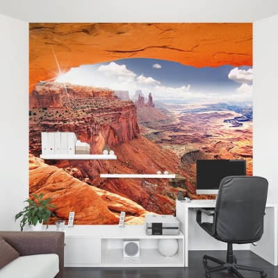 Cave View Monument Valley Wall Mural