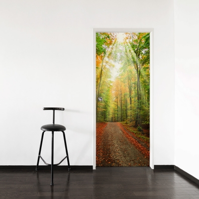 Forest Path Door Mural