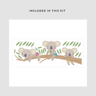 Koala Familly Printed Decal Kit