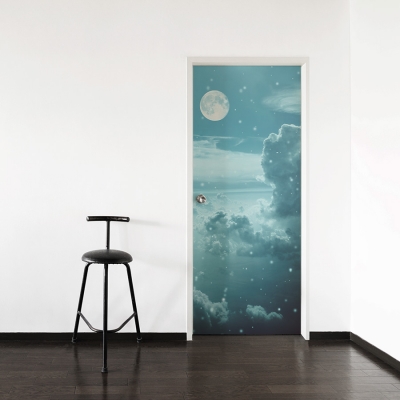 Night Sky Door Mural