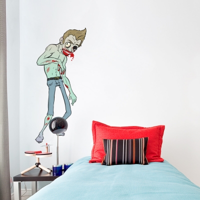 Walking Zombie Printed Wall Decal