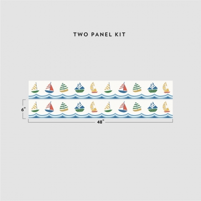 Sailboats Removable Border Kit