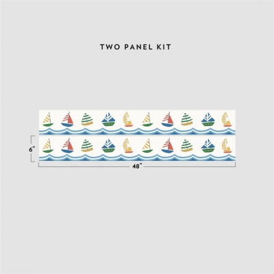 Sailboats Removable Border Kit