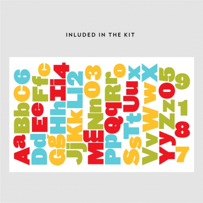 School Alphabet Kit