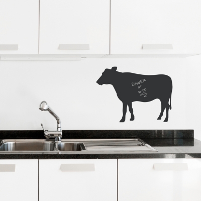 Cow Chalkboard Wall Decal