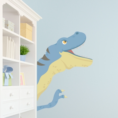 Dino Peekaboo Printed Wall Decal