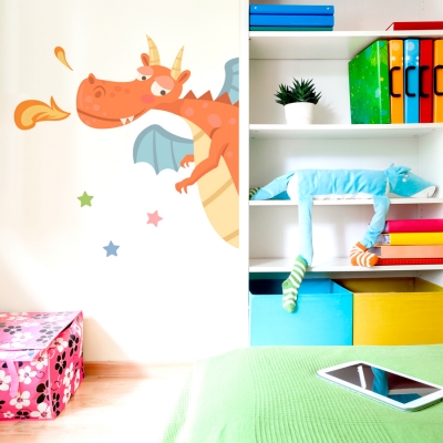 Friendly Edge Dragon Printed Wall Decal