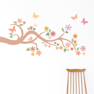 Spring Branch Printed Wall Decal