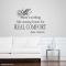 ah theres wall decal quote