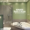 Bathroom wall decal