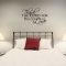 Thank the wall decal quote