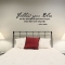 Follow your wall decal quote
