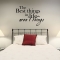 The best wall decal quote