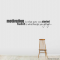 Motivation wall decal quote