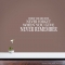 When you wall decal quote