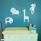 Jungle Animals wall decal