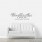 Bless wall decal quote