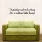 Friendship wall decal quote